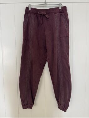 Threads 4 Thought Women's Maroon Track Joggers